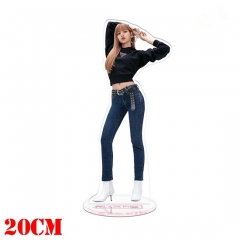 Korean Star Black Pink Acrylic Figure Fancy Anime Standing Plate