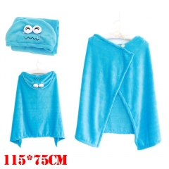 Sesame Street Cartoon Cloak Blue Cosplay Costume Anime Blanket