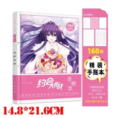 High Quality Date A Live Anime Chinese Version Portable Notebook Fashion Teenager Notebook