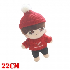 K-POP BTS Bulletproof Boy Scouts Cartoon Stuffed Doll Kawaii Anime Plush Toys 22cm