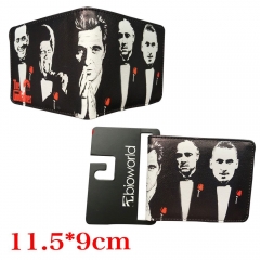 The Godfather Movie Coin Purse Wholesale PU Leather Anime Wallet