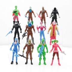 12pcs/set Fortnite Cartoon Toys Statue Model Wholesale Game Anime PVC Figures 11-12cm