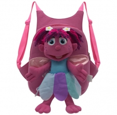 Sesame Street Kawaii Cartoon Bag Anime Plush Backpack Bags for Kids