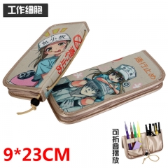 Cells at Work Cartoon Student Pen Box Wholesale Canvas Anime Pencil Bag