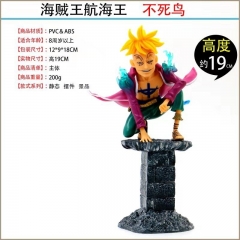 One Piece Marco Cartoon Toys Statue Japanese Anime PVC Figure （no color box)19cm
