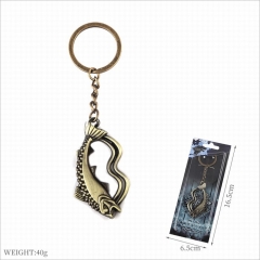 Game of Thrones Tully Cosplay Cartoon Decoration Key Ring Alloy Anime Keychain