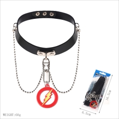 Justice League Movie Cosplay For Girls Decoration Leather Anime Necklace