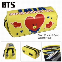 K-POP BTS Bulletproof Boy PU Pencil Bag
