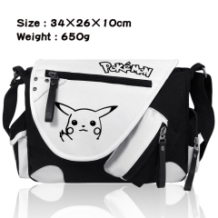 Pokemon Pikachu Anime PU Canvas Shoulder Bag