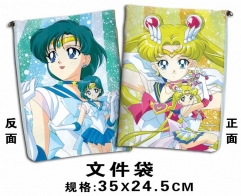Sailor Moon Cosplay Cartoon For Student Office File Holder Anime File Pocket