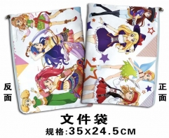 623 Cosplay Cartoon For Student Office File Holder Anime File Pocket
