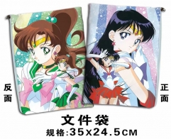 Sailor Moon Cosplay Cartoon For Student Office File Holder Anime File Pocket