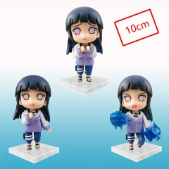Naruto 38 Generation Hyūga Hinata 813#H Japanese Cartoon Cosplay Anime PVC Figure Model Toy (3pcs/set)