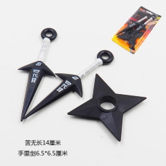 3 Designs Naruto Anime Plastic Sword Weapon Set