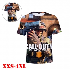 Call of Duty Game 3D Print Casual Short Sleeve T Shirt