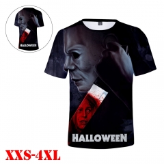 Halloween Movie 3D Print Casual Short Sleeve T Shirt