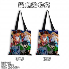 The Rising of the Shield Anime Canvas Shopping Bag Women Single Shoulder Bags