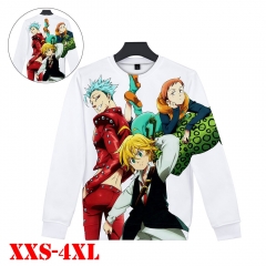 The Seven Deadly Sins Anime 3D Print Casual Thin Hoodie