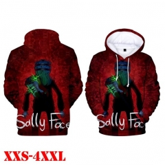 Sally Face Game Cospaly 3D Digital Print Casual Unisex Cool Design For Adult Hooded Hoodie