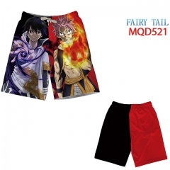 Fairy Tail Design Anime Cartoon 3D Printing Short Pants