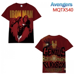 Marvel Comics The Avengers Movie Short Sleeve Cartoon T Shirt