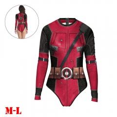 Marvel Comics Deadpool Movie Long Sleeve Swimwear