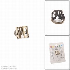 Apex Legends Game Cosplay Hollow Decoration Alloy Ring