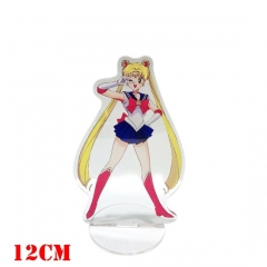 Pretty Soldier Sailor Moon Anime Tsukino Usagi Cosplay Acrylic Standing Plates Figure Decoration