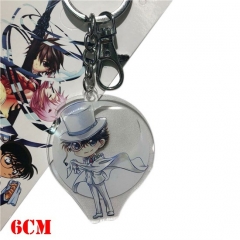 Detective Conan Anime KID Acrylic Cartoon Cosplay Plastic Keychain