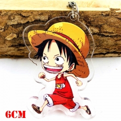 One Piece Anime Luffy Acrylic Keychain