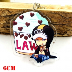 One Piece Anime Law Acrylic Keychain