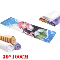 The Quintessential Quintuplets Anime Nakano Nino Cooling Sports Towel