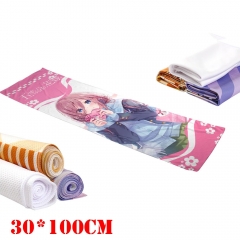 The Quintessential Quintuplets Anime Nakano Miku Cooling Sports Towel