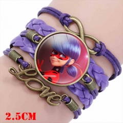 Miraculous Ladybug Anime Time Gem Weaving Bracelet
