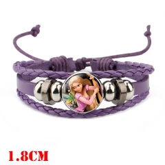 Tangled / Rapunzel Movie Time Gem Weaving Bracelet