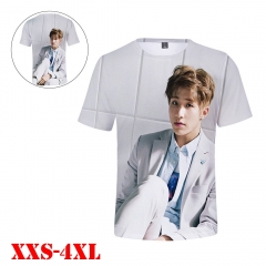 K-POP Astro 3D Print Casual Short Sleeve T Shirt