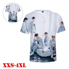 K-POP Astro 3D Print Casual Short Sleeve T Shirt