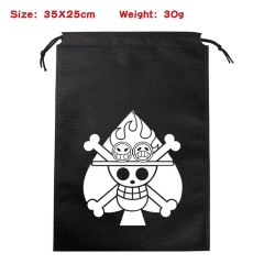 One Piece Anime Canvas Drawstring Bag