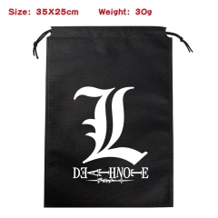 Death Note Anime Canvas Drawstring Bag
