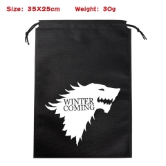 Game of Thrones Anime Canvas Drawstring Bag