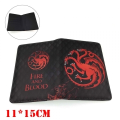 Game of Thrones Movie PU Leather Passport Cover