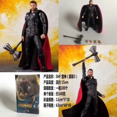 SHF Marvel's The Avengers The Thor Movie Character Cartoon PVC Anime Figure Model Toy