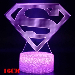 DC Comics Super Man Movie Seven Colors Flashlight / Nightlight