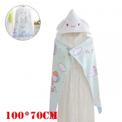 Anime Cinnamoroll Hooded Blanket
