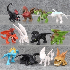How to Train Your Dragon 2 Generation Cosplay Model Toy Cartoon Anime Figure (12pcs/set)