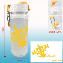 Fate/Grand Order Cartoon Anime Portable Sport Cup with Buckle Water Bottle