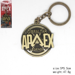Apex Legends Game Character Metal Copper Keychain