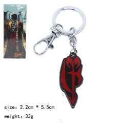 Devil May Cry Movie Red Colors Keychain