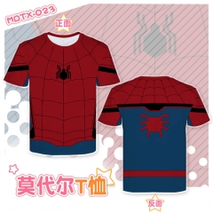 Marvel Comics Spider Man Movie 3D Print Casual Short Sleeve T Shirt