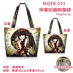 Date A Live Anime Thick Canvas Shopping Bag